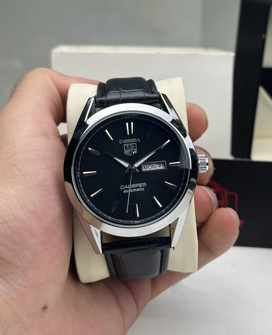 Tag Heuer Calabria – Premium Leather Strap (Black - Exclusive) - Premium | Huzien