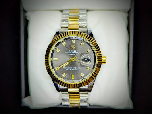 Rolex Oyerter Pepretual Day Date (Dark Grey) () - Premium | Huzien