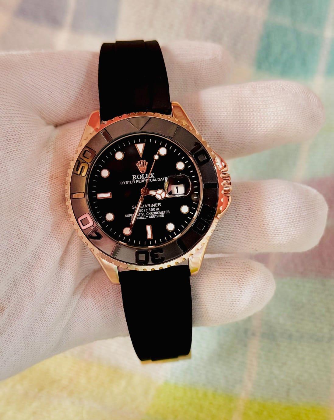 Rolex Submarina Date (Black & Gold) () - Premium | Huzien