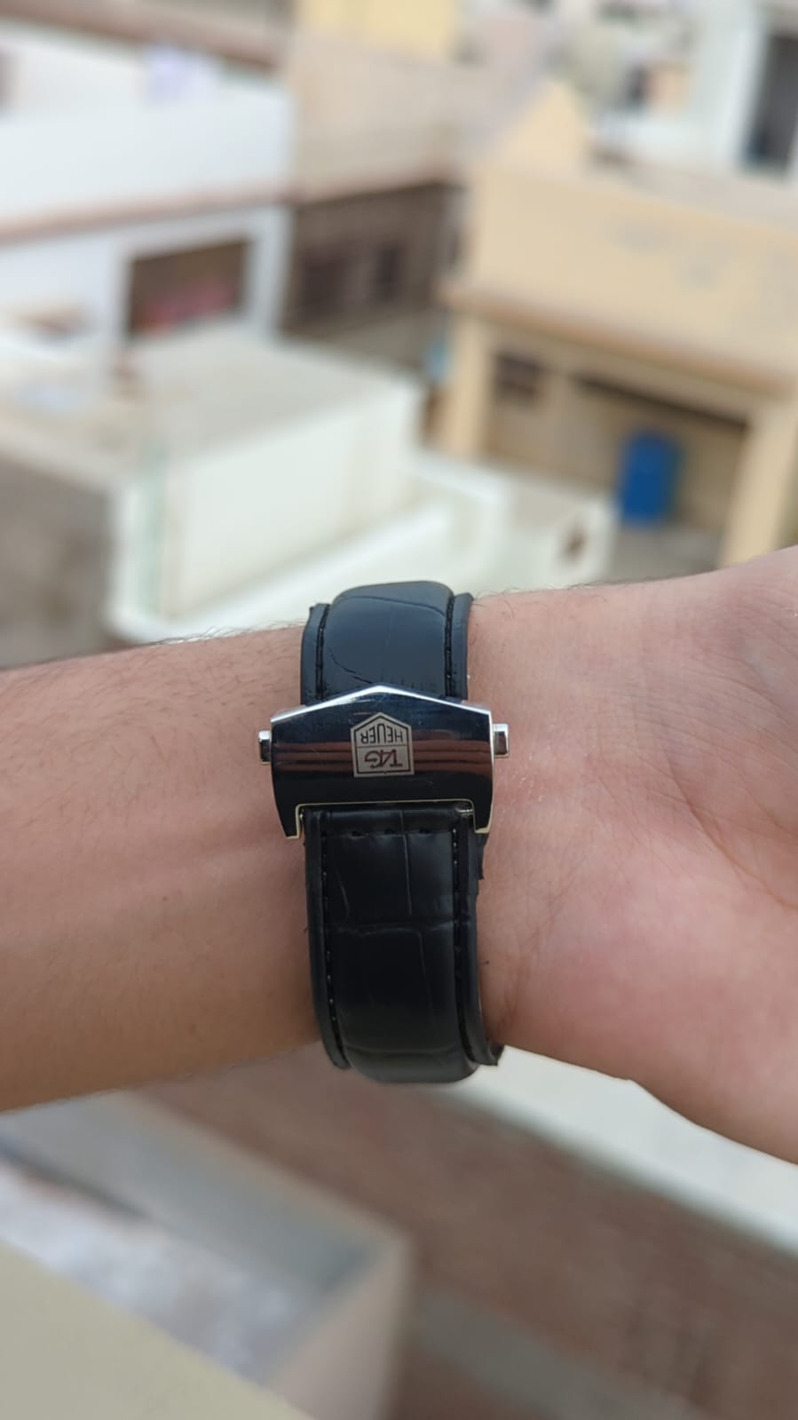 Tag Heuer Calabria – Premium Leather Strap (Black - Exclusive) - Premium | Huzien