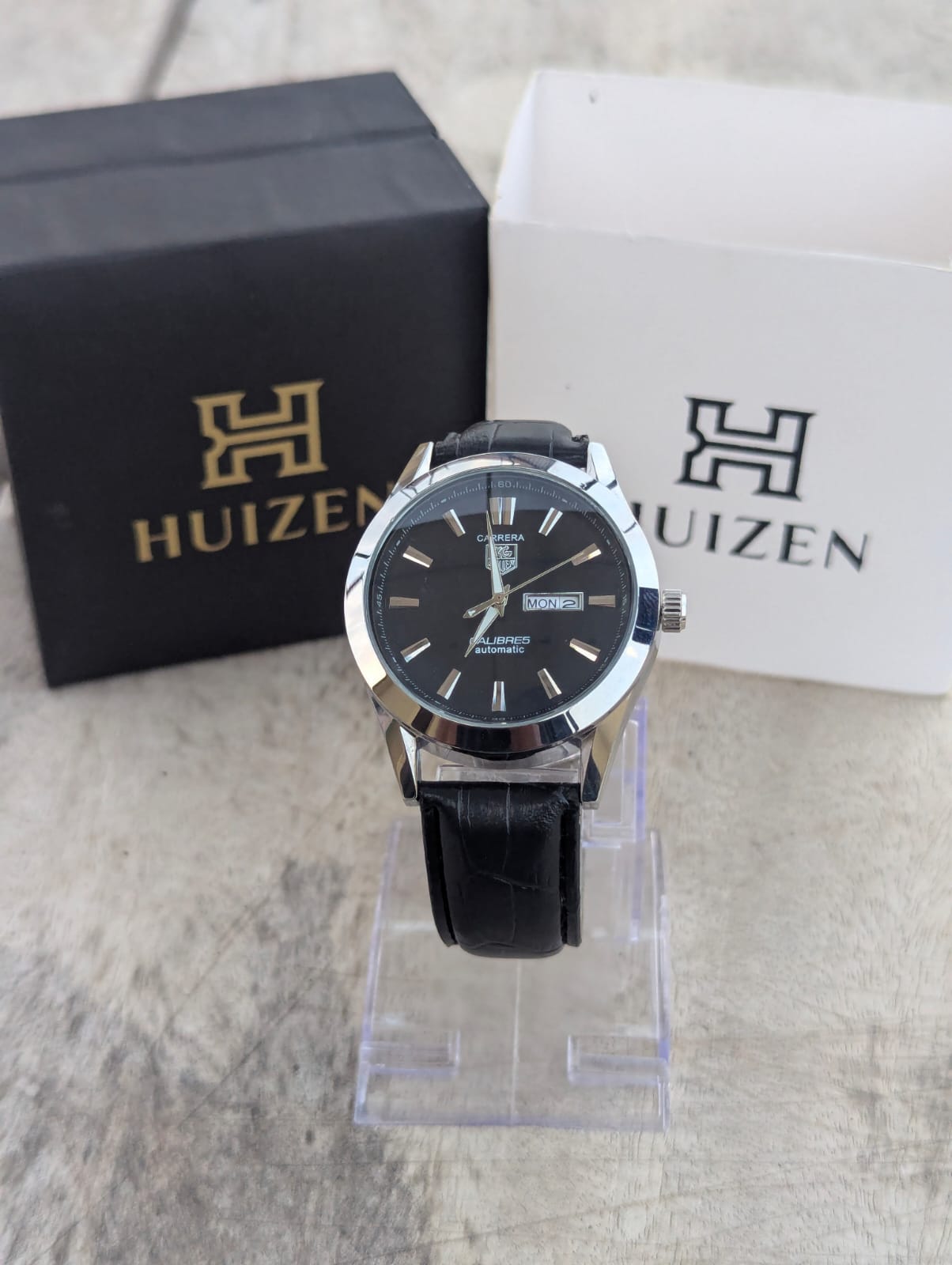 Tag Heuer Calabria – Premium Leather Strap (Black - Exclusive) - Premium | Huzien