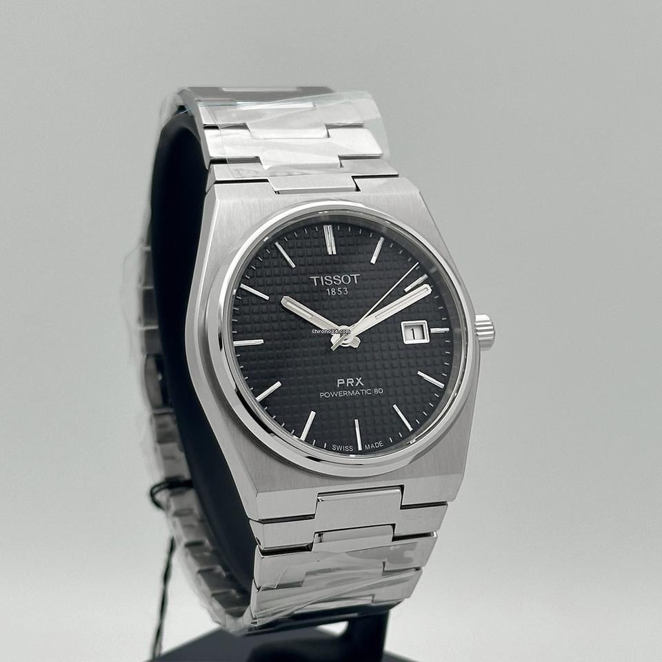 Tissot PRX Black Dial () - Premium | Huzien