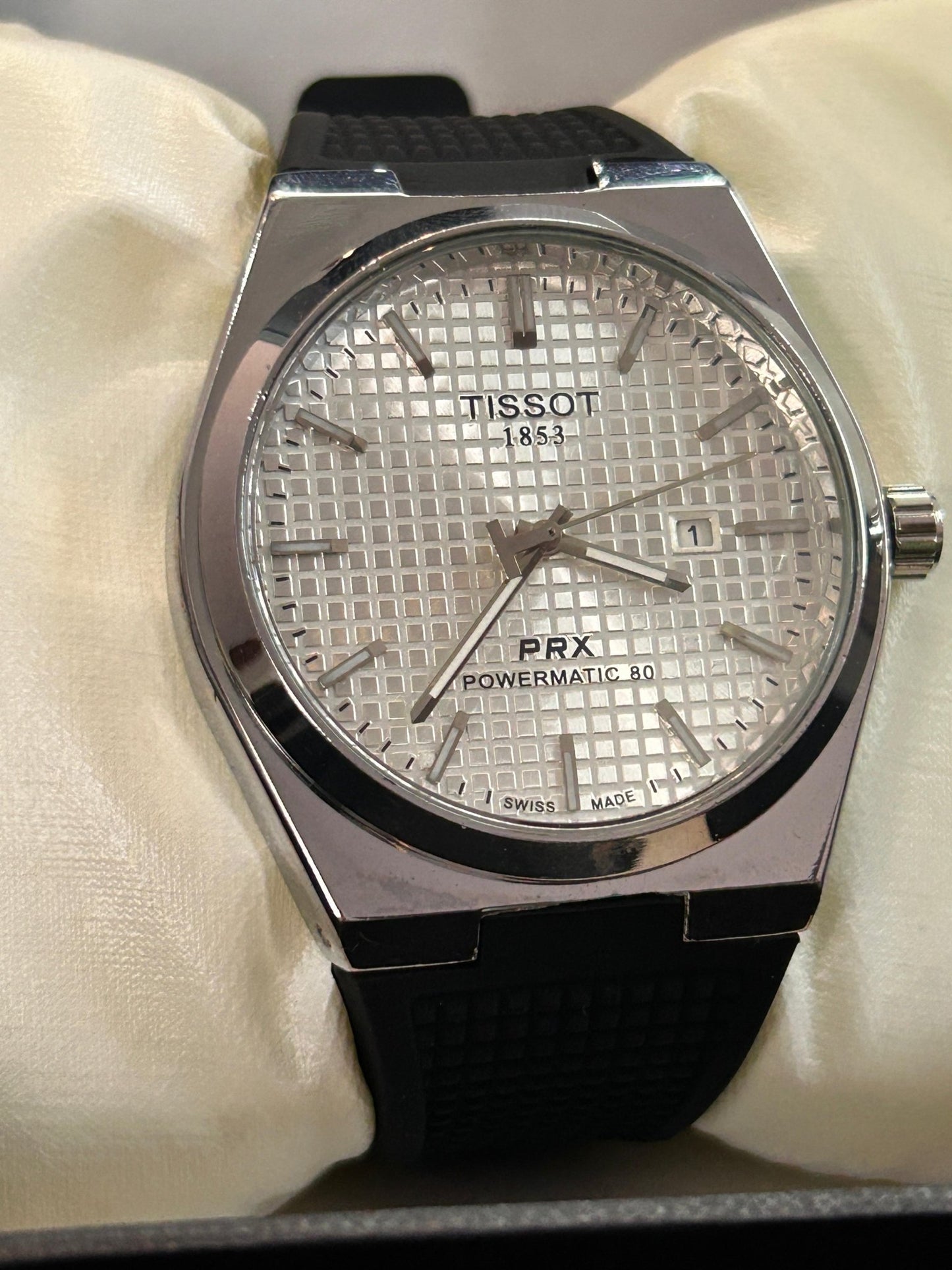 Tissot 1853 PRX Belt (silver) - Premium | Huzien