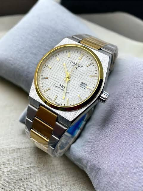 Tissot PRX Luxu Style Men's Watch – Luxury Steel Design (gold - 1) - Premium | Huzien
