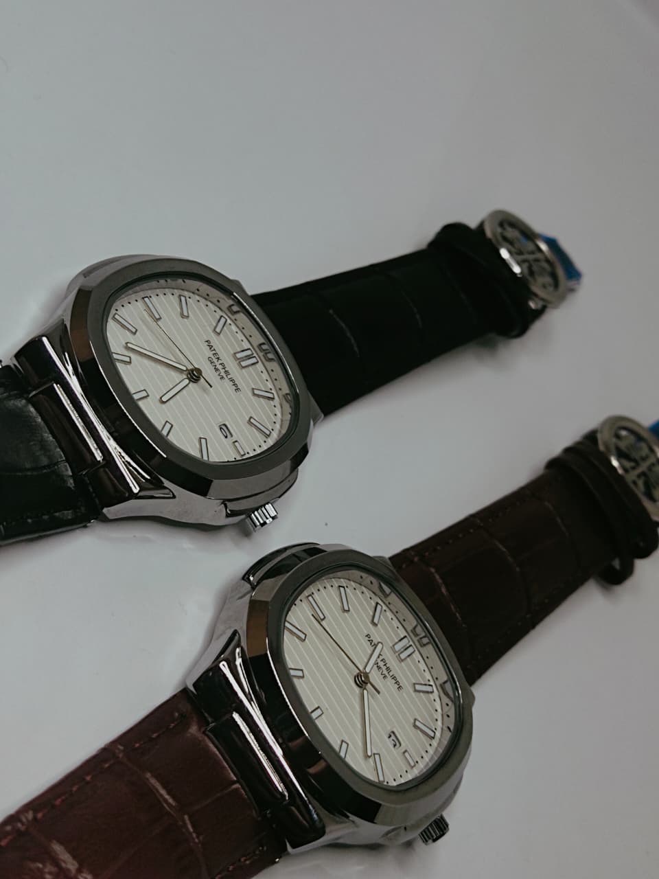 Leather Strap Patek Philippe (Black) - Premium | Huzien