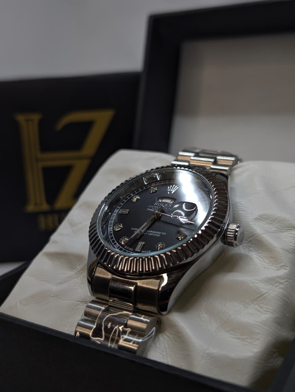 Rolex Day Date Black Dail