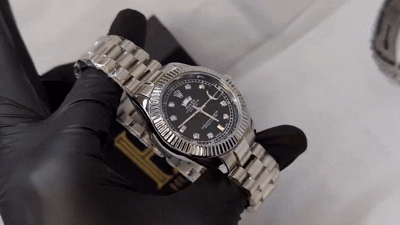 Rolex Day Date Black Dail