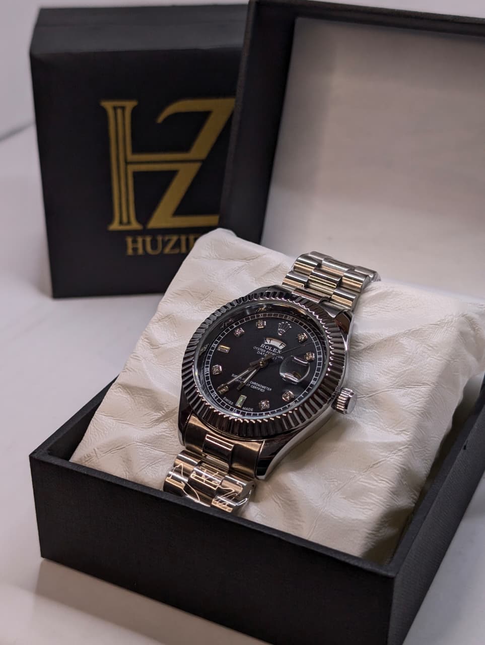 Rolex Day Date Black Dail